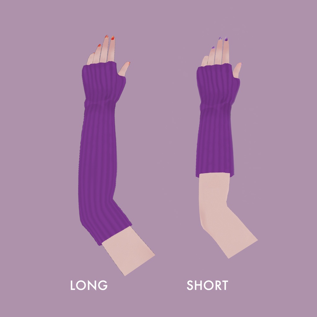 【VRoid】<無料版あり>アームウォーマー【 #I_YoU 】