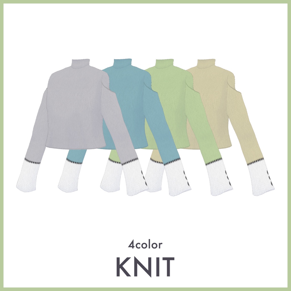 【VRoid】はるのおでかけコーデセット【 #I_YoU 】