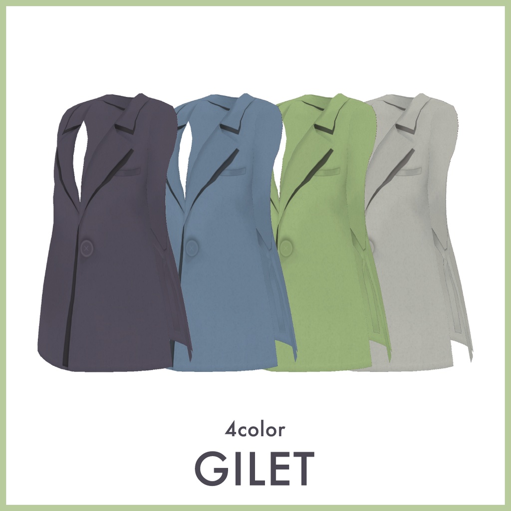 【VRoid】はるのおでかけコーデセット【 #I_YoU 】