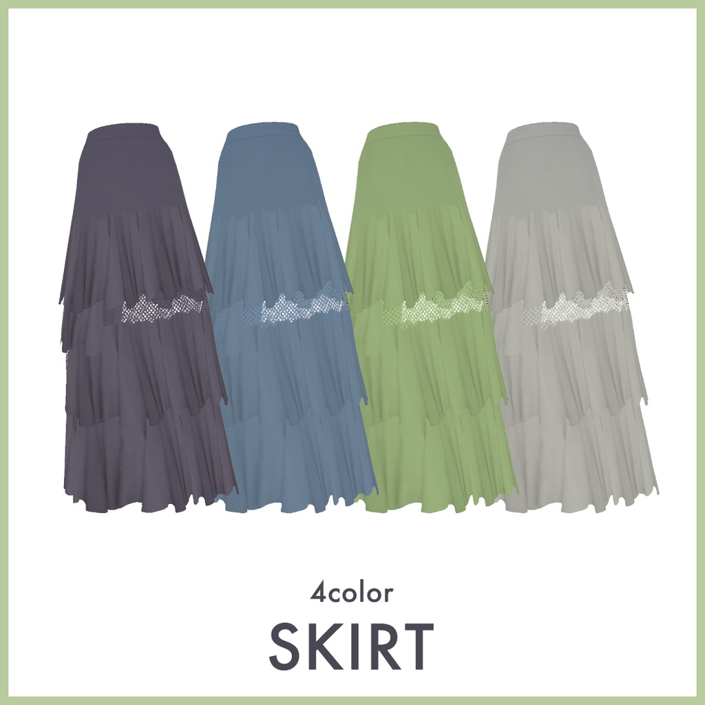 【VRoid】はるのおでかけコーデセット【 #I_YoU 】