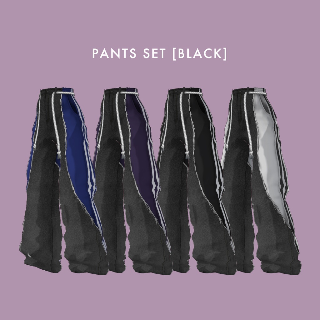 【VRoid】Tシャツコーディネートセット【 #I_YoU 】