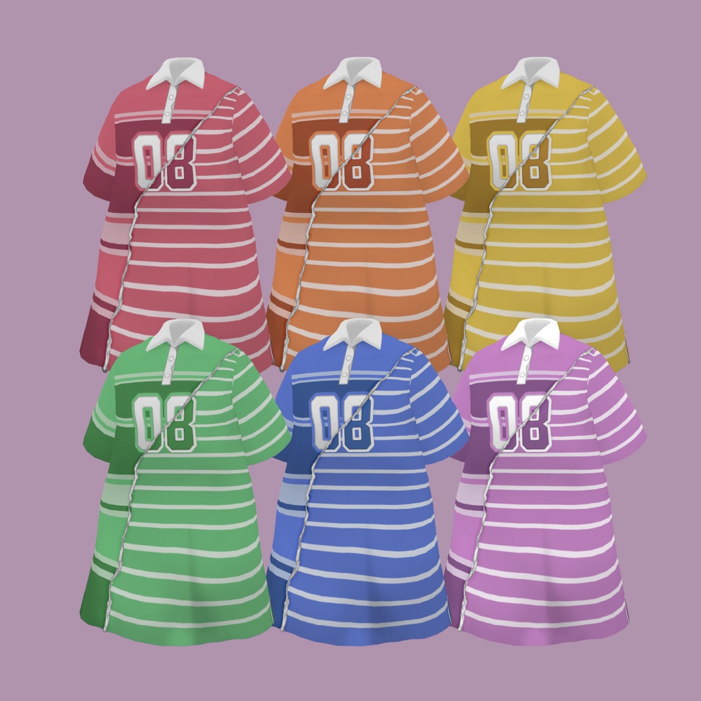 【VRoid】ドッキングシャツ【#I_YoU】