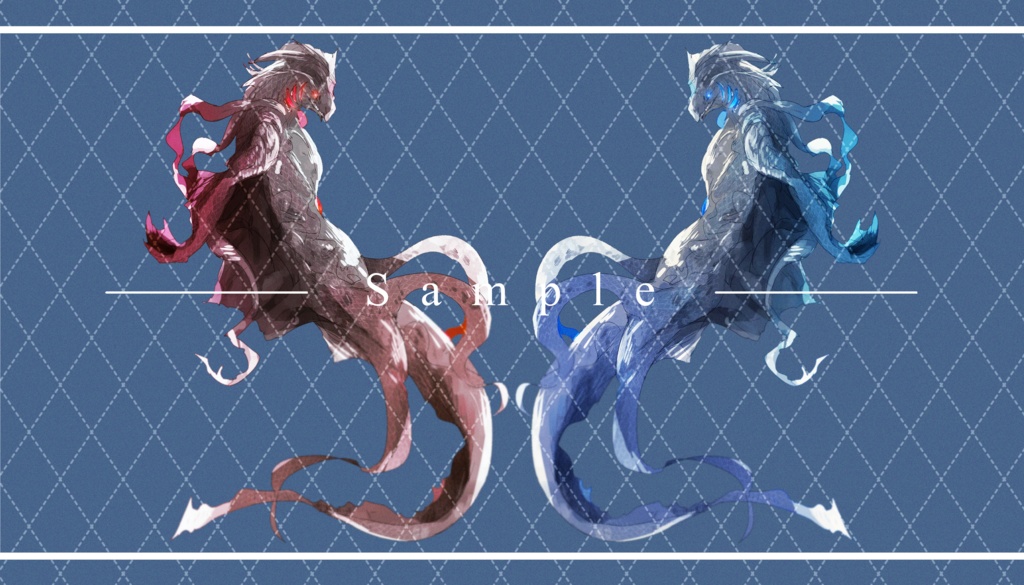 クトゥルフ神話TRPG✦ダゴンハイドラ立ち絵