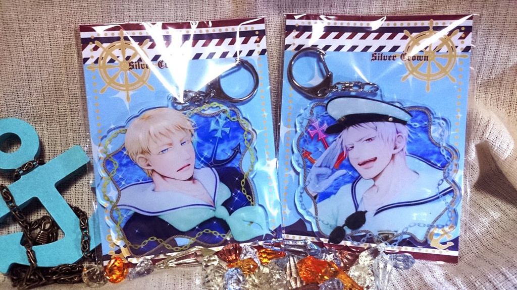 【ヘタリア】マリンアクリルキーホルダー【東西組】