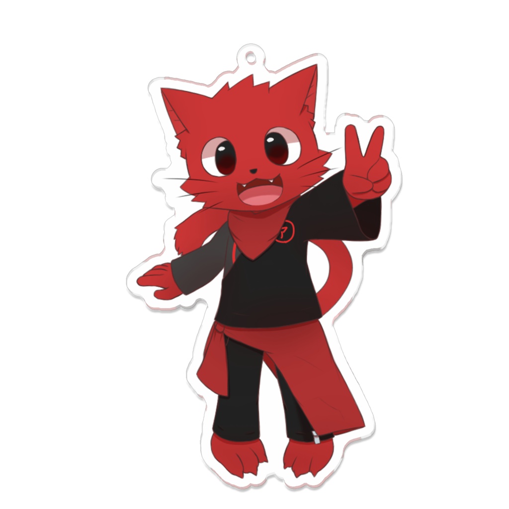 アルビレオのピースキーホルダー