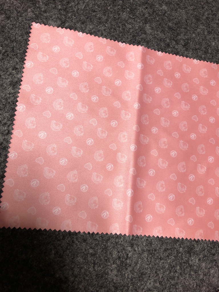 やすなハート柄眼鏡拭き