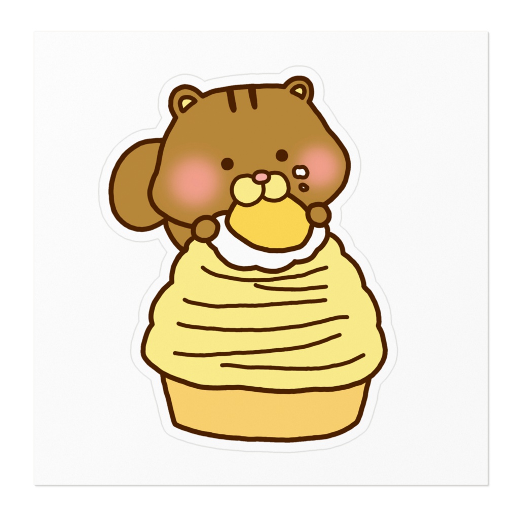 りすマロン ステッカー