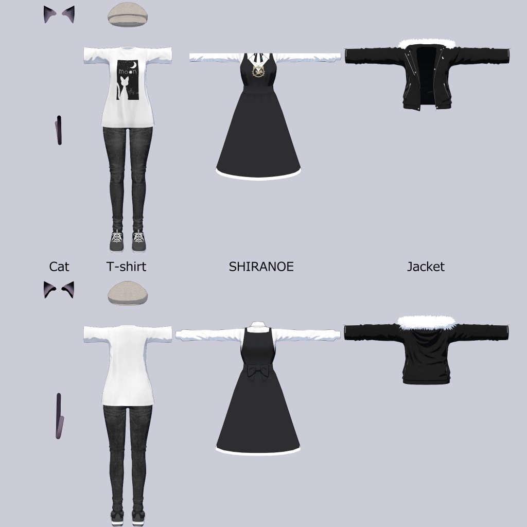 【水撫月用衣装】白乃枝ノ服