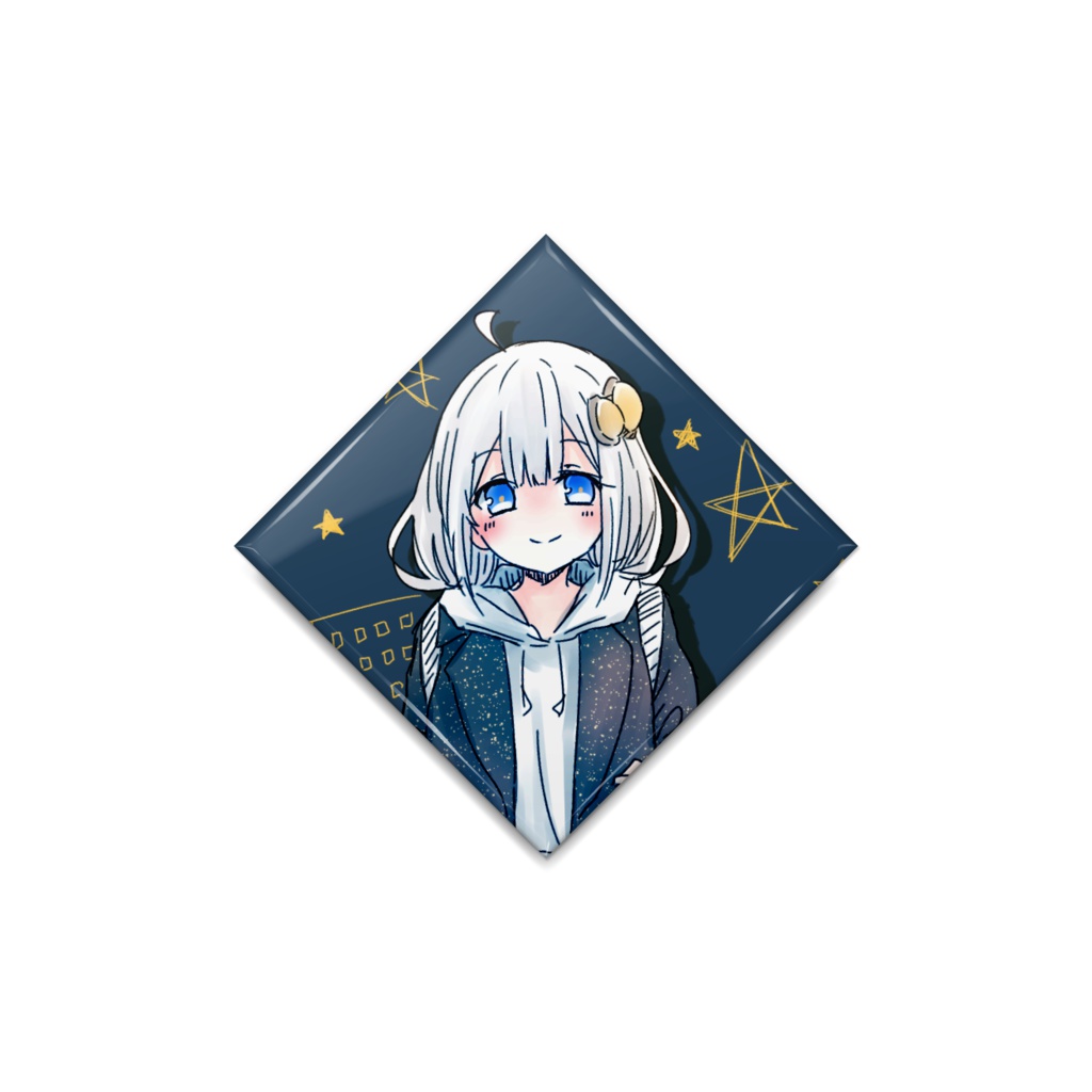 おきにいりあかりちゃん缶バッチ