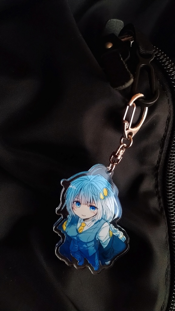 スーツあかりちゃんアクキー