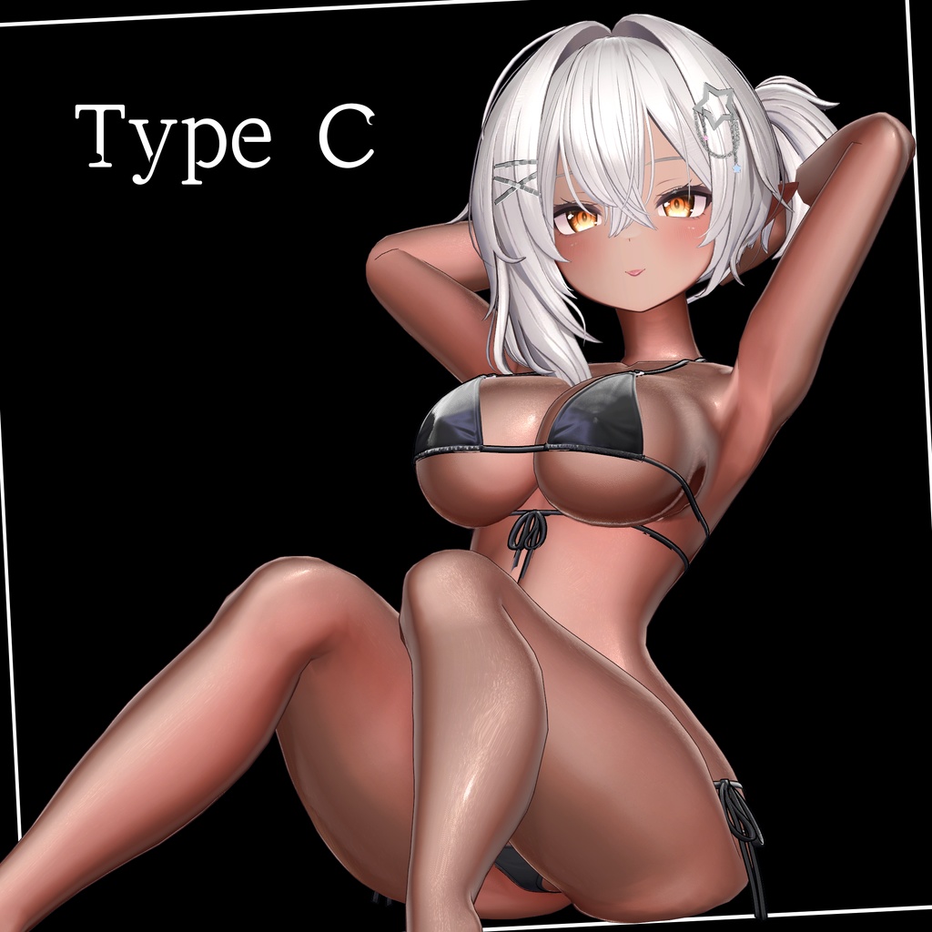 【2025/12/23更新】褐色肌マテリアル -Shiny Tan Material-【liltoon対応】