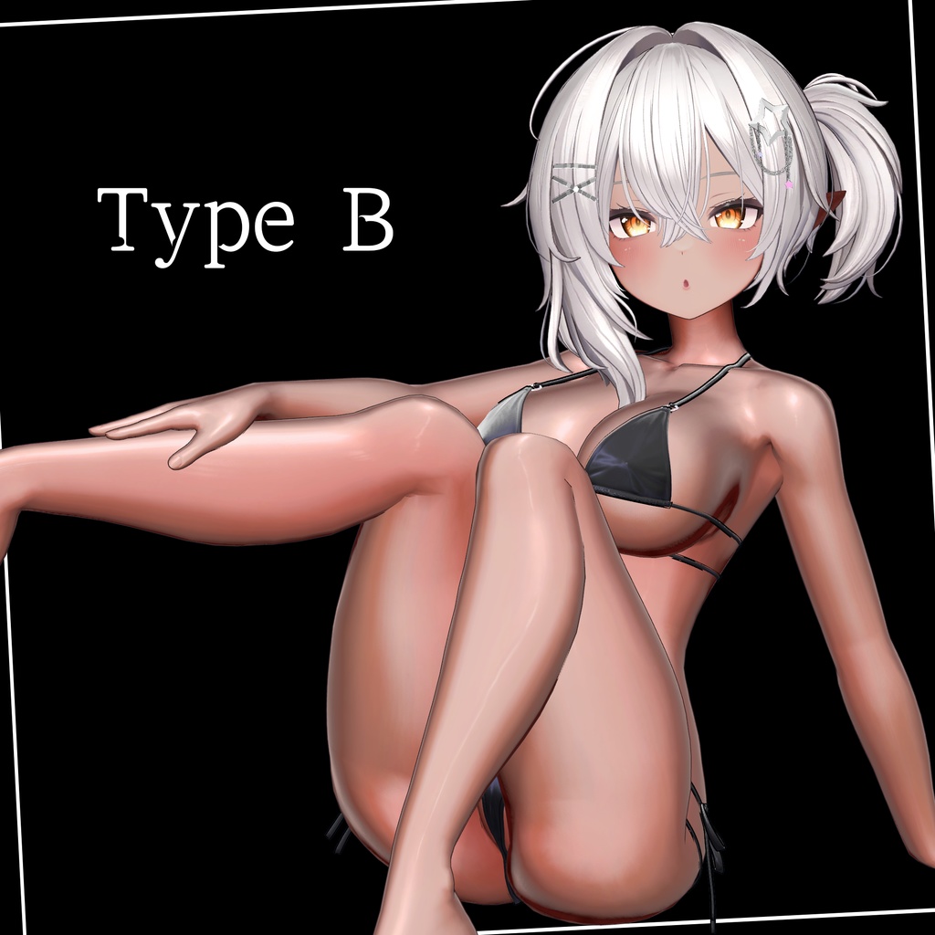 【2025/12/23更新】褐色肌マテリアル -Shiny Tan Material-【liltoon対応】