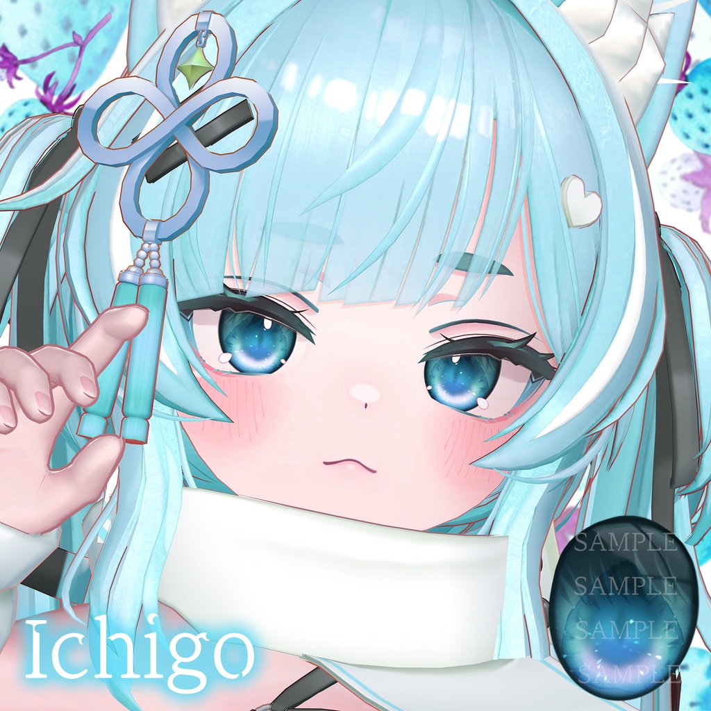 イチゴ/ショコラ/ミルティナ Strawberry Eye Texture 🍓