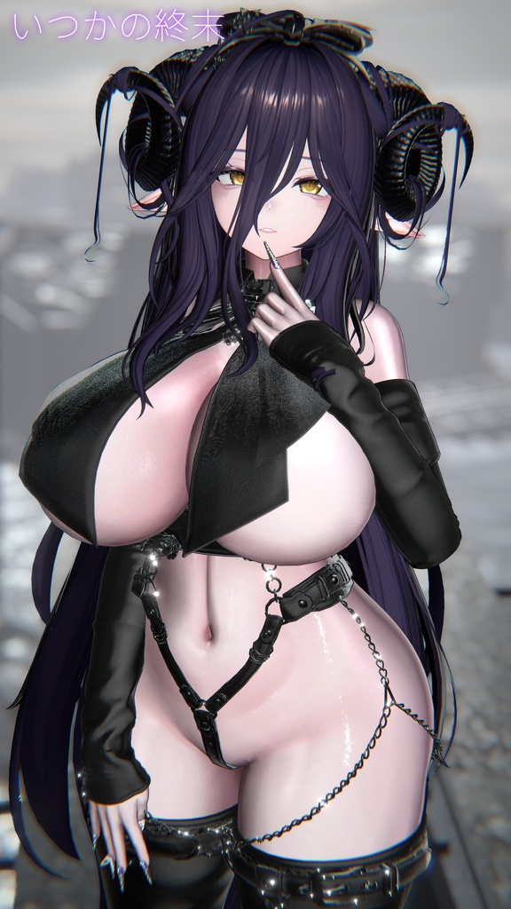 【セール中】背徳の艶肌マテリアル+髪や服に使えるliltoonプリセット