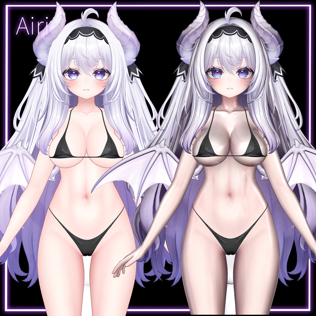 【セール中】背徳の艶肌マテリアル+髪や服に使えるliltoonプリセット