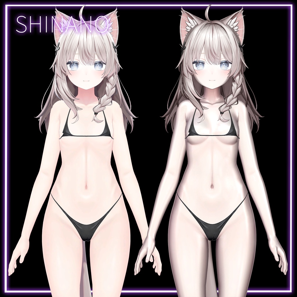 【セール中】背徳の艶肌マテリアル+髪や服に使えるliltoonプリセット