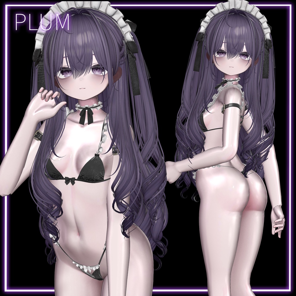 【セール中】背徳の艶肌マテリアル+髪や服に使えるliltoonプリセット