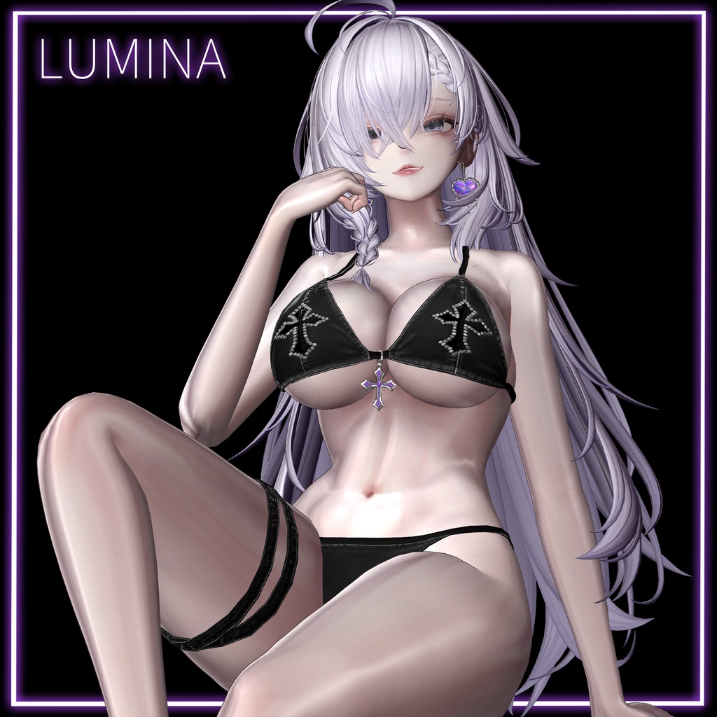 【セール中】背徳の艶肌マテリアル+髪や服に使えるliltoonプリセット