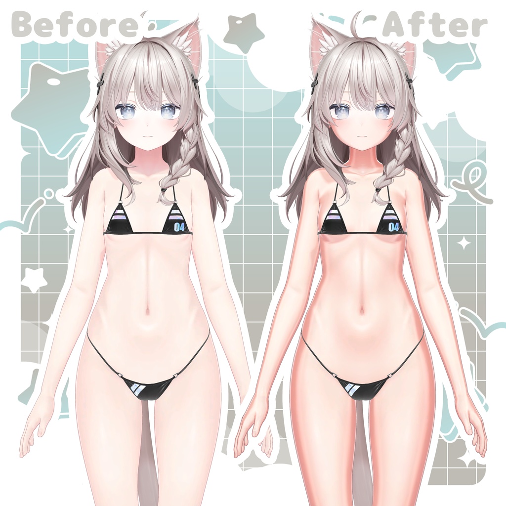 ⭐SALE⭐【汎用】2.5次元肌マテリアル liltoonプリセット
