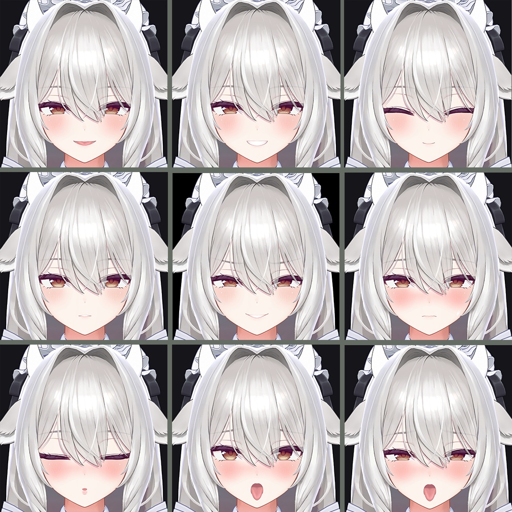 ⭐SALE⭐ミルティナお姉さんPrefab+表情アニメーション9種