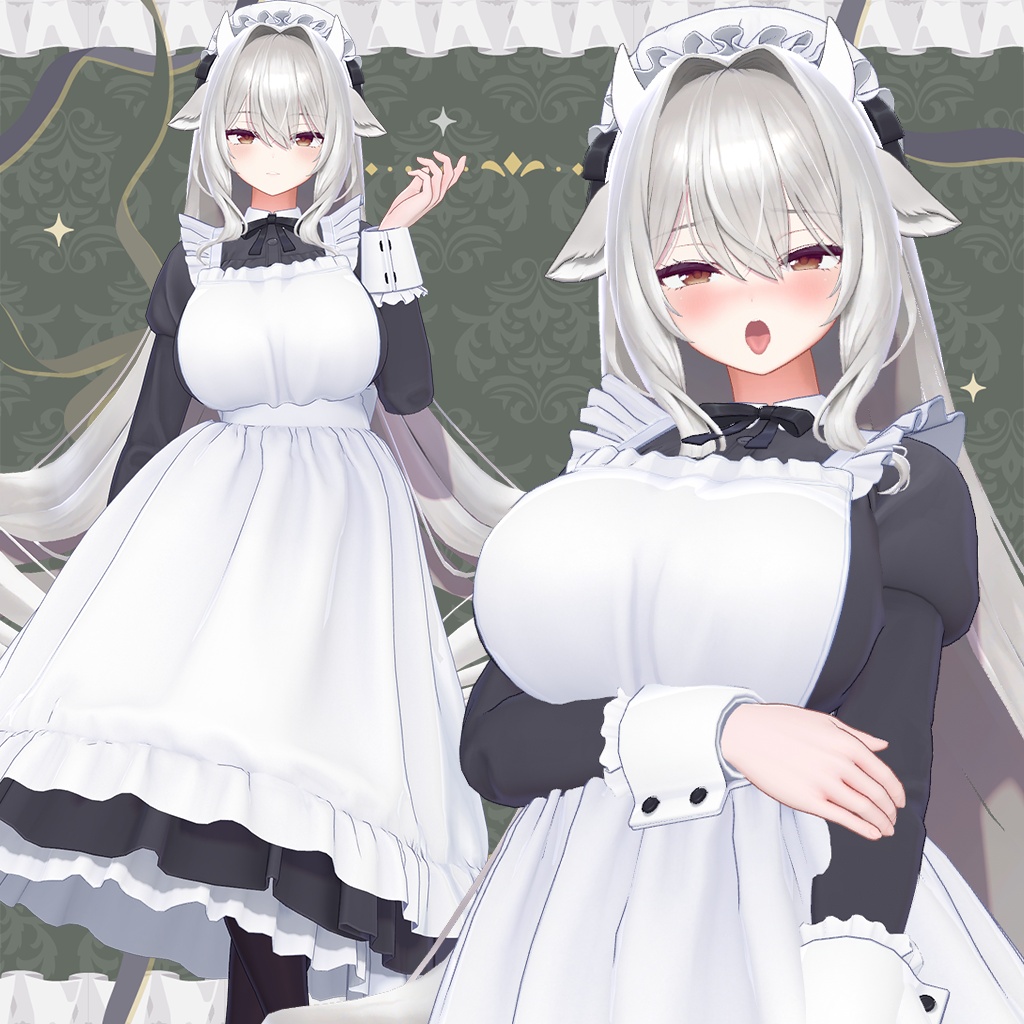 ⭐SALE⭐ミルティナお姉さんPrefab+表情アニメーション9種