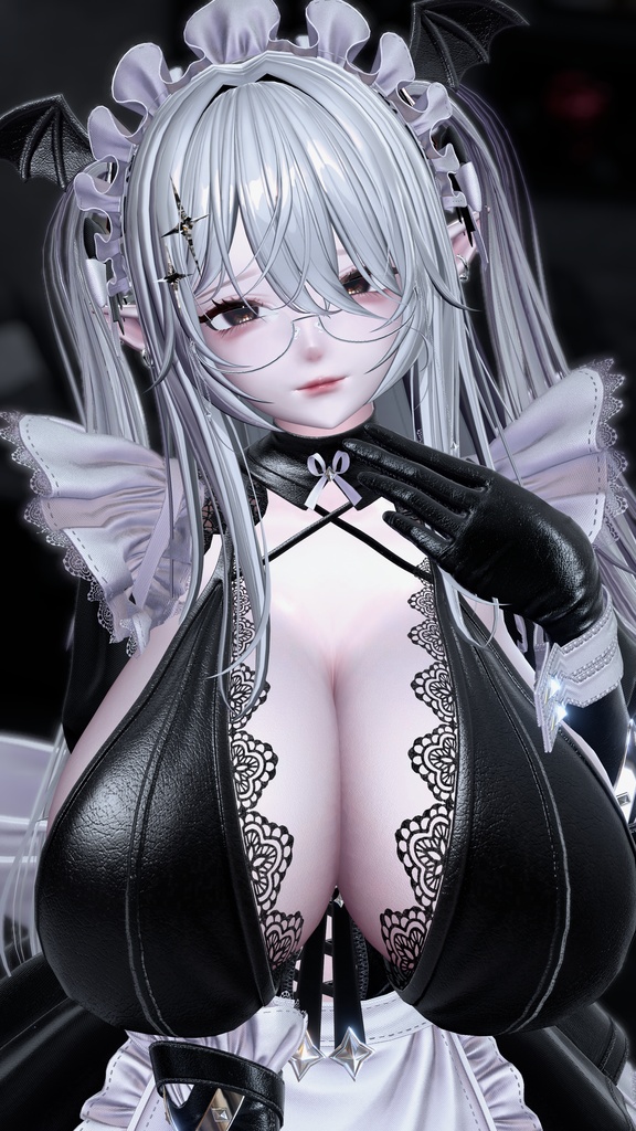 ⭐SALE⭐ゴシックドール肌マテリアル+髪と服用マテリアル【liltoon対応】