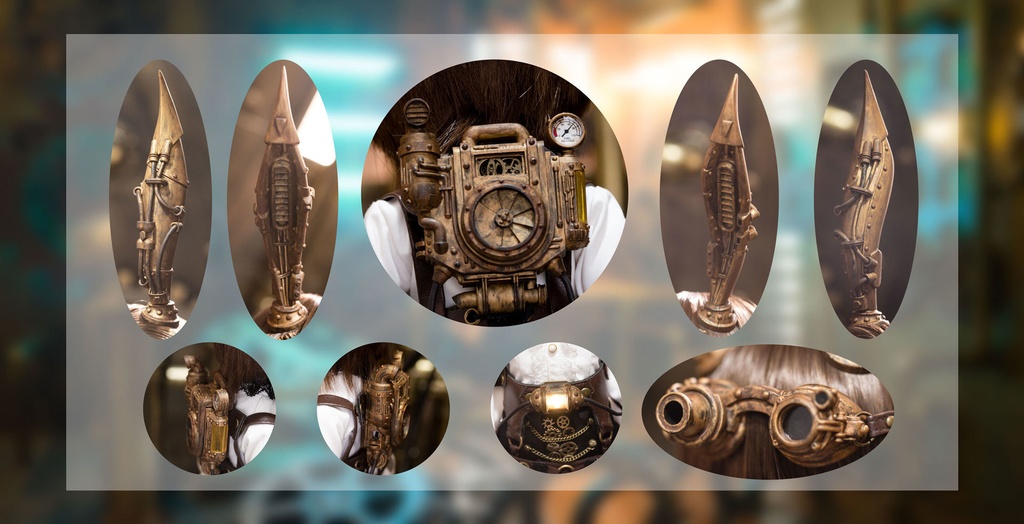 スチームバニー MDD衣装セット(S、L、L plus胸)