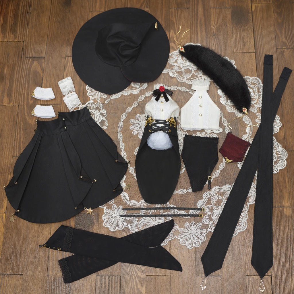 クロ魔女 MDD衣装セット(S、L、L plus胸)販売終了