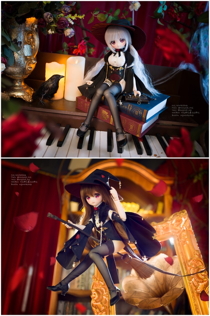 クロ魔女 MDD衣装セット(S、L、L plus胸)販売終了