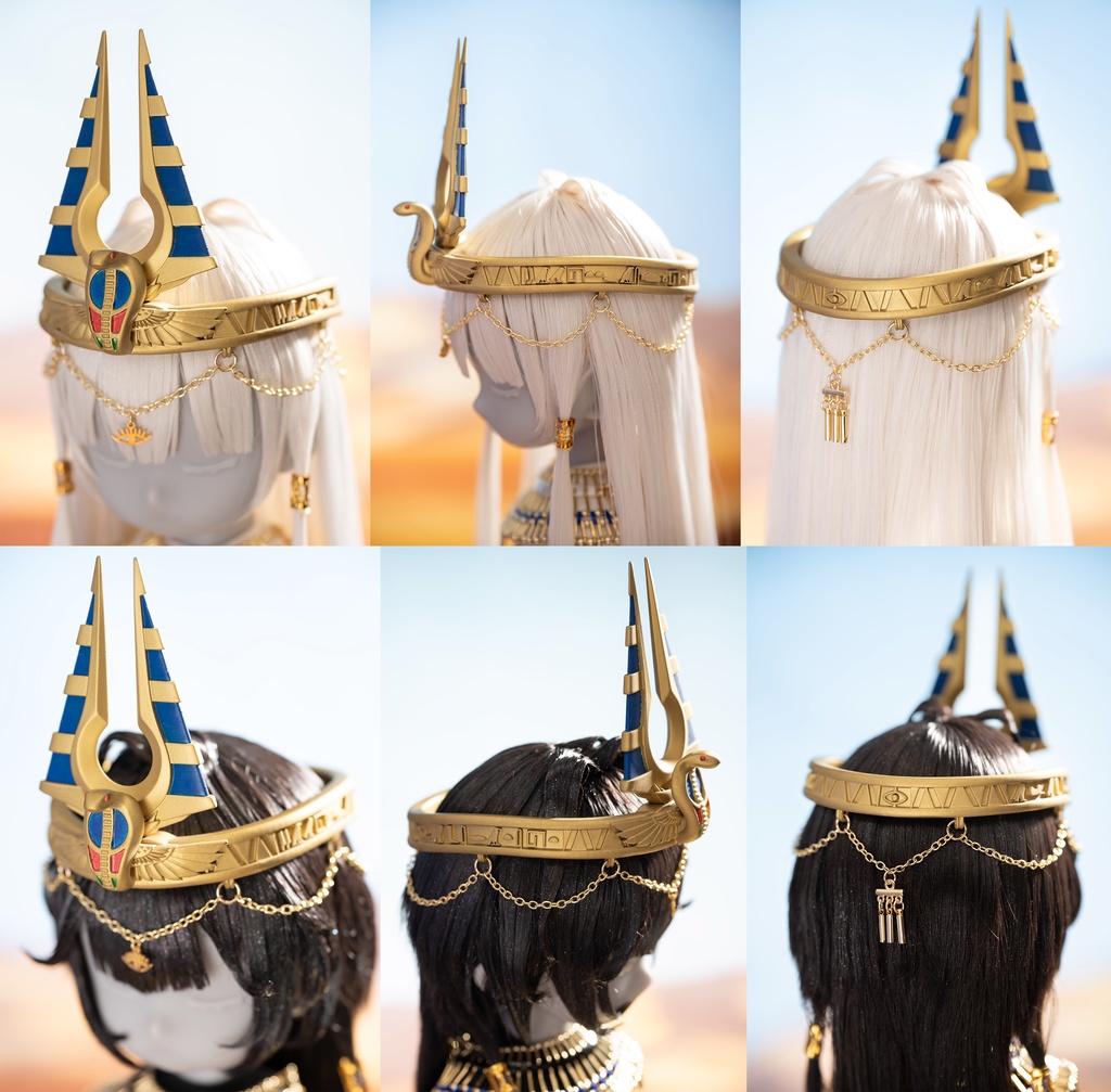 砂海の帝姫(黒月/白日)MDD衣装セット (ベースボディ、もちあしベースボディ、S・M・M+・L・L+胸パーツ共通)