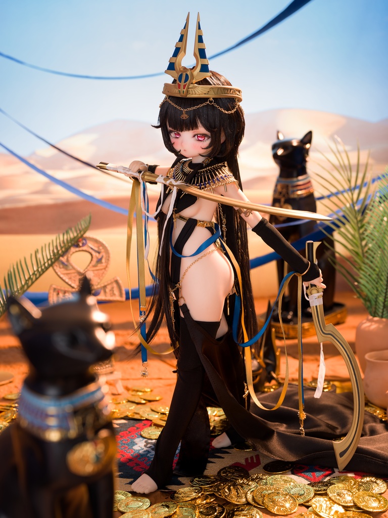 砂海の帝姫(黒月/白日)MDD衣装セット (ベースボディ、もちあしベースボディ、S・M・M+・L・L+胸パーツ共通)