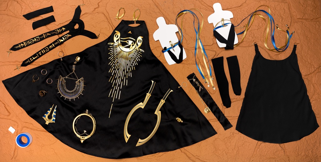 砂海の帝姫(黒月/白日)MDD衣装セット (ベースボディ、もちあしベースボディ、S・M・M+・L・L+胸パーツ共通)