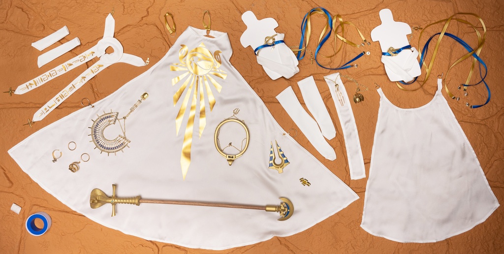 砂海の帝姫(黒月/白日)MDD衣装セット (ベースボディ、もちあしベースボディ、S・M・M+・L・L+胸パーツ共通)