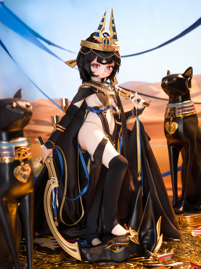 砂海の帝姫(黒月/白日)MDD衣装セット (ベースボディ、もちあしベースボディ、S・M・M+・L・L+胸パーツ共通)