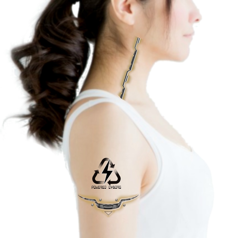 サイボーグタトゥーシール(パターンB)