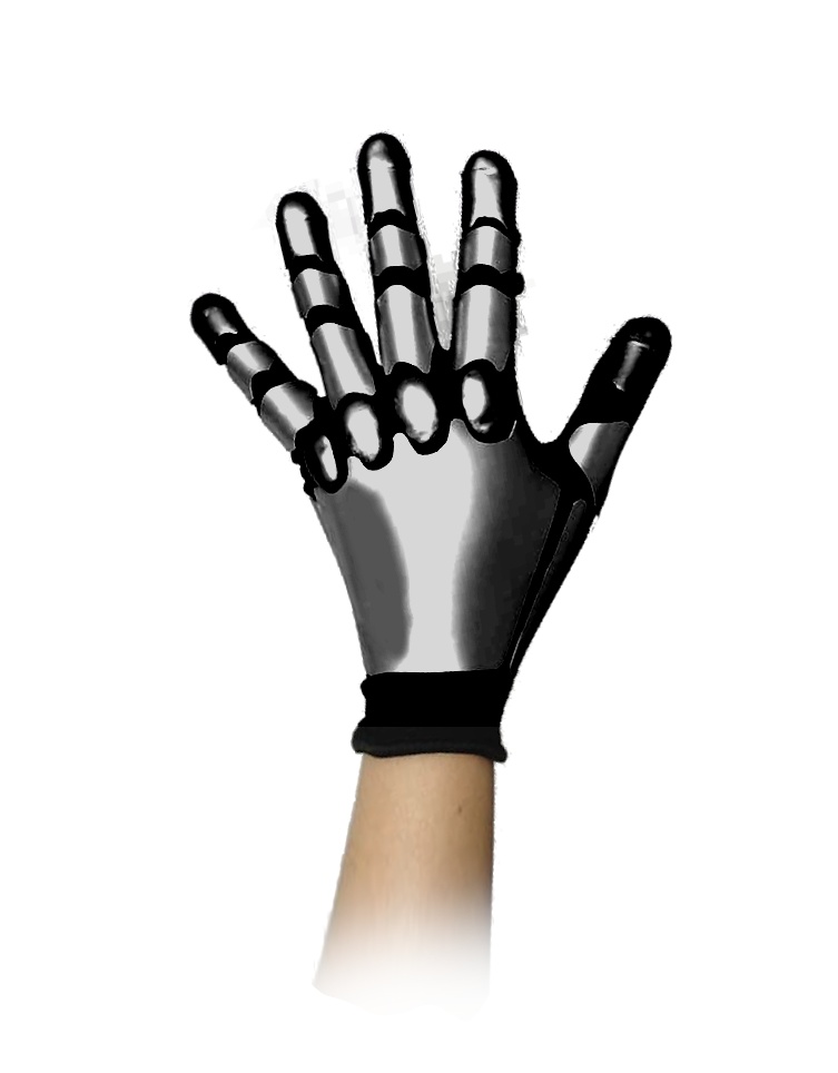 サイボーグ手袋(メカver')プレーンガンメタル/男性用サイズ