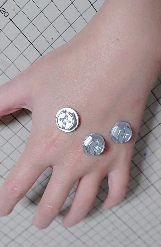 ネジ型 立体シール【ver'2】