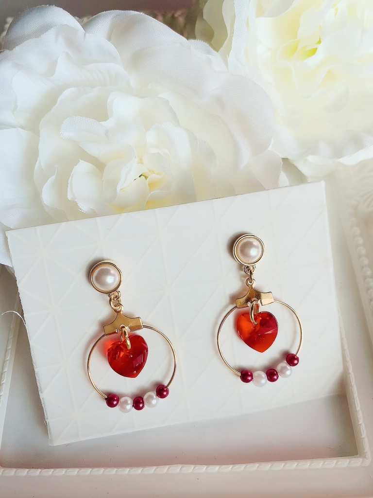 ハートスワロのピアス2