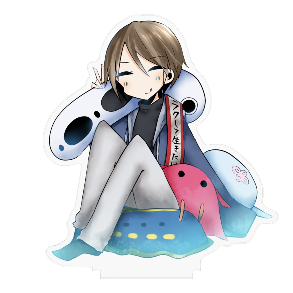 アクリルフィギュア-行月入佐