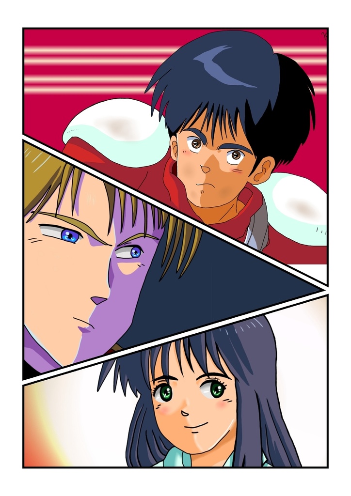 漫画 ジリオン刑事 フルカラーオフセットA4 16ページ