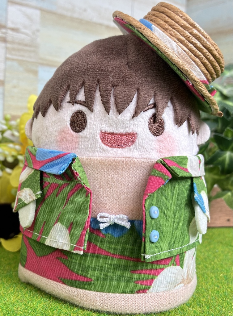 ふわコロりん アロハシャツ お洋服 ピンク