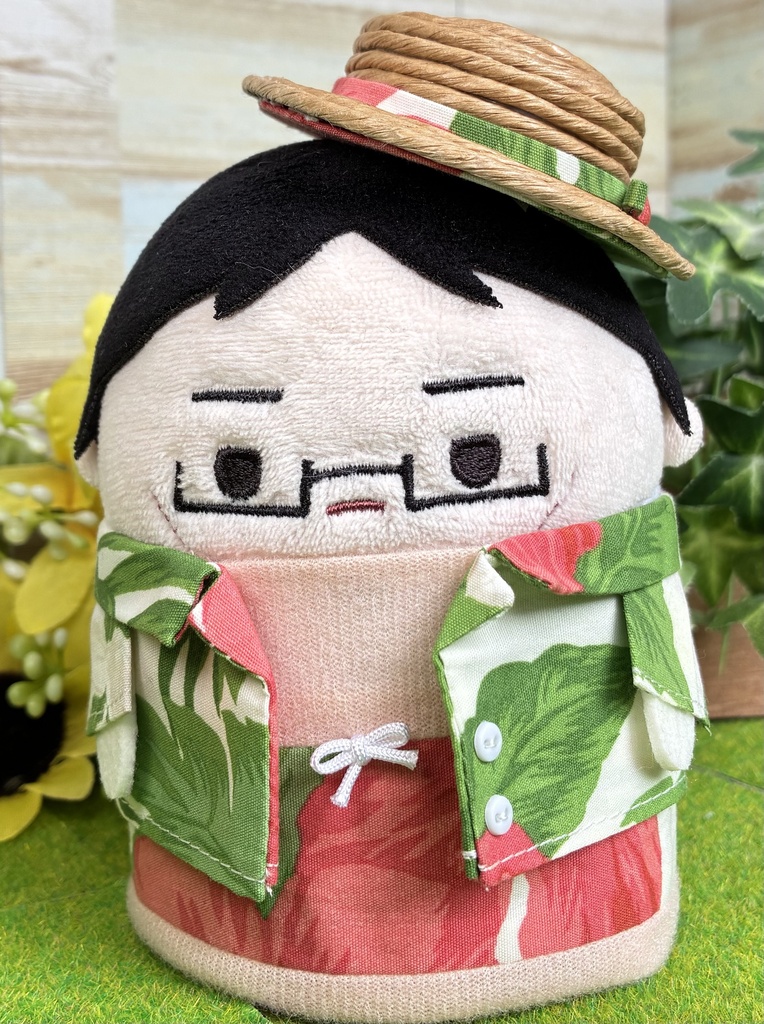 ふわコロりん アロハシャツ 白