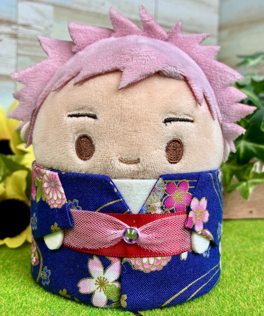 ふわコロりん 浴衣 女物 青