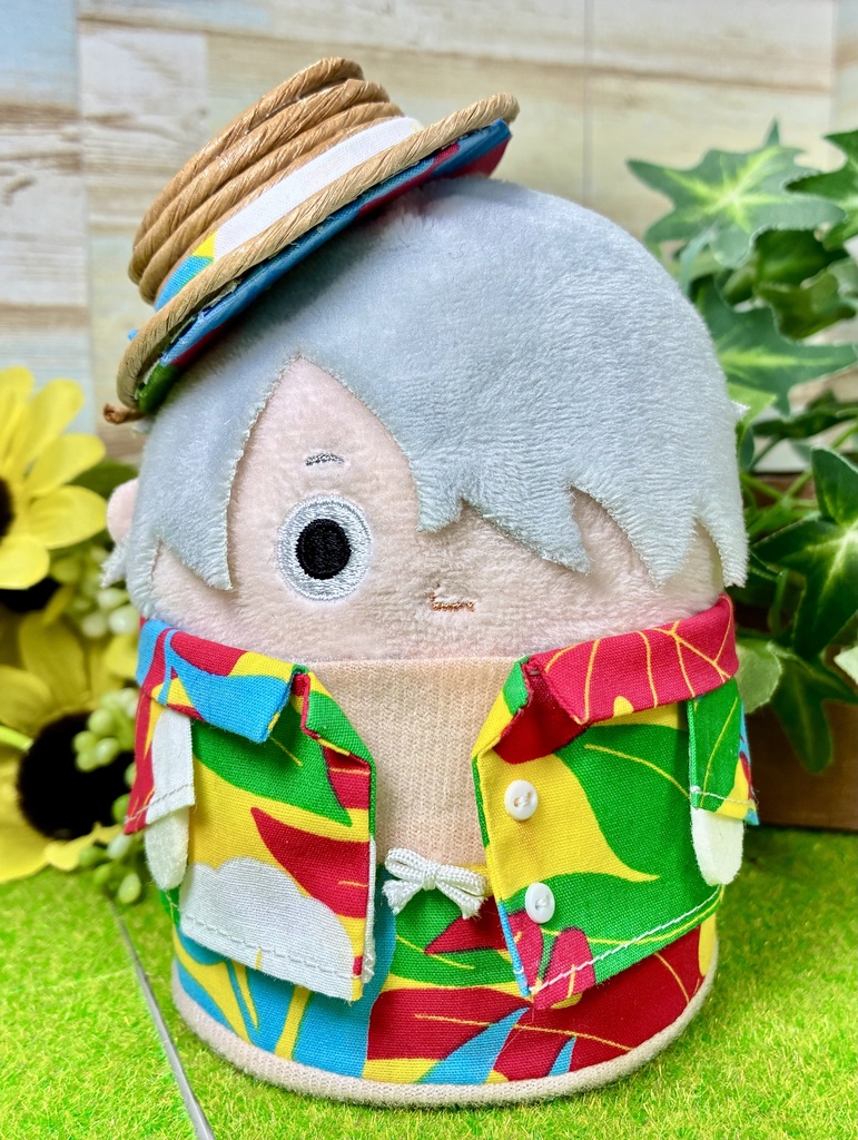 ふわコロりん アロハシャツ パステル①