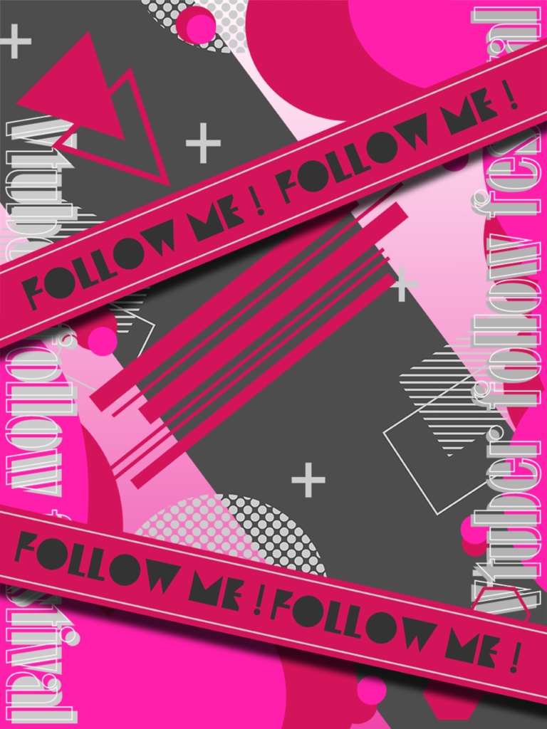 【フリー素材】vtuberフォロー祭り