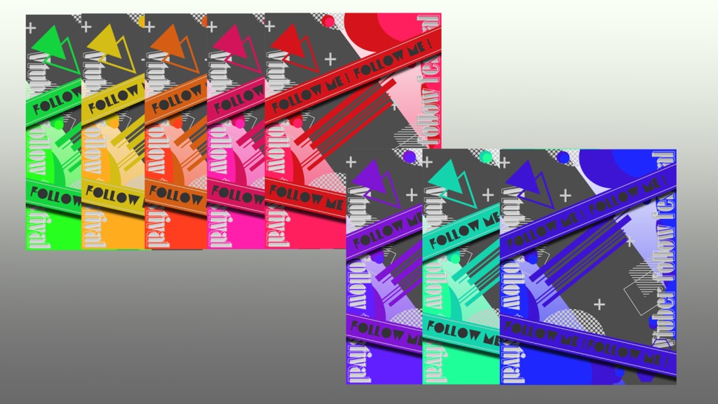 【フリー素材】vtuberフォロー祭り