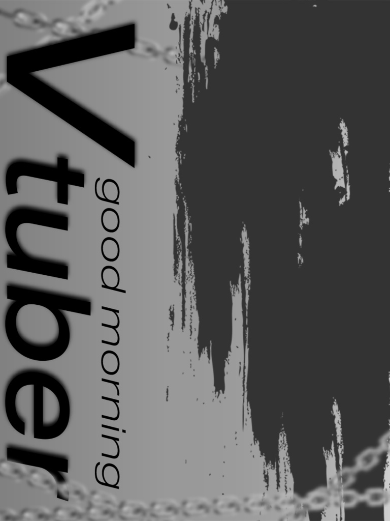 【フリー素材】goodmorning Vtuber