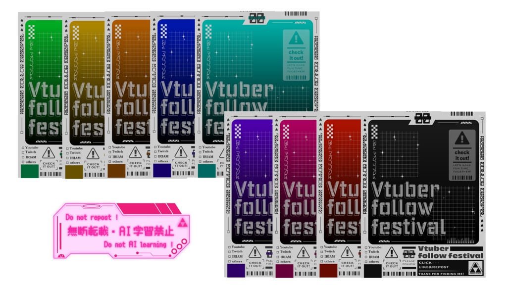 【フリー素材】follow festival