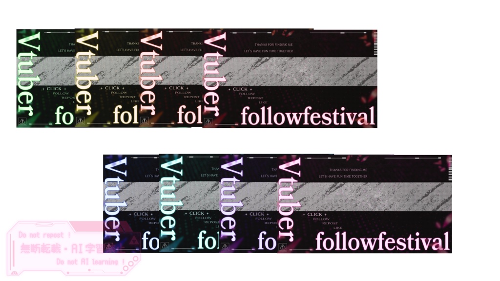 【フリー素材】follow festival