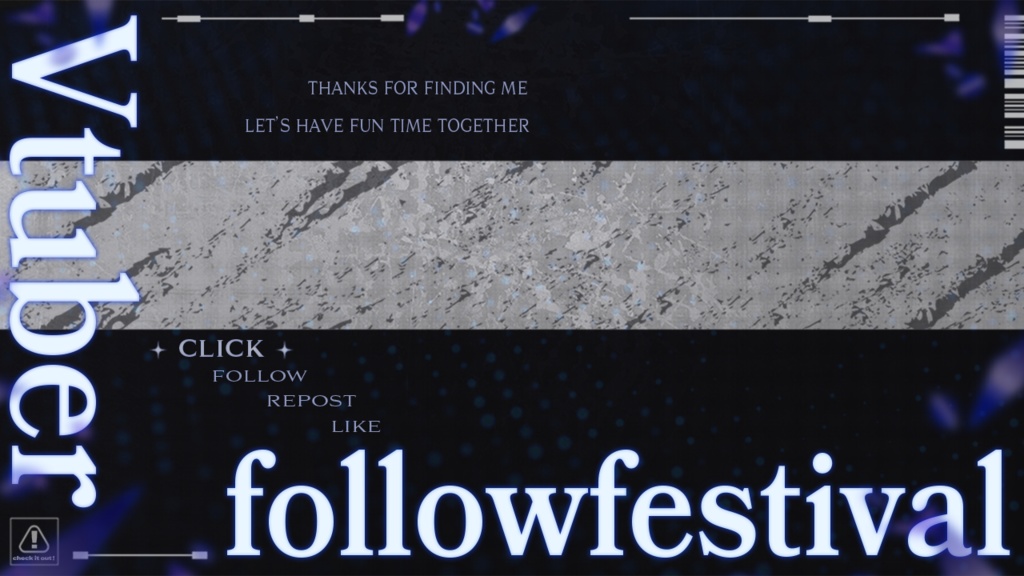 【フリー素材】follow festival